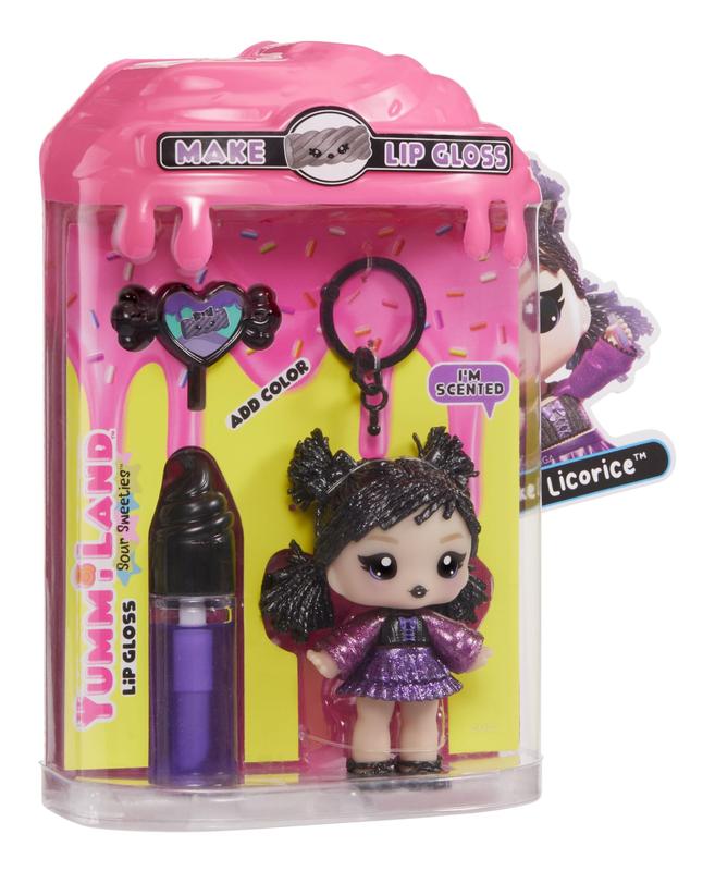 SLY - yumi Boneca de brilho labial Yummiland Sour Sweeties Blake Licorice 4
